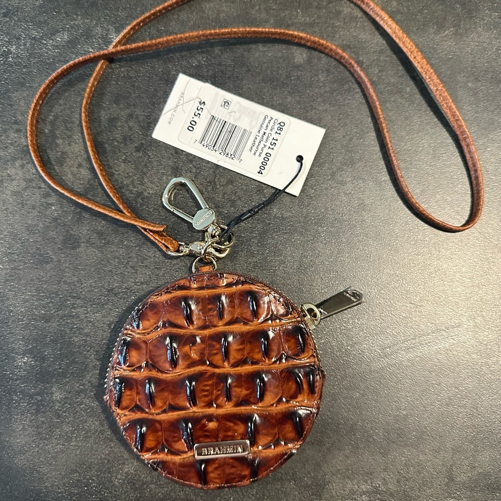 New coin purse Brahmin w/lanyard